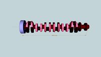 Nohab Polar SF16RS crankshaft