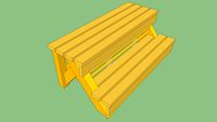 Sauna bench