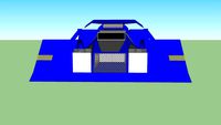 Forbes Pikes Hornet (Blue & Grey) Race Car