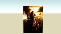 aragorn on horse in 2D
