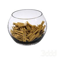 Vase with pegs