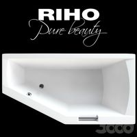 Ванна акриловая угловая Riho Geta