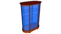Vitrine art-deco