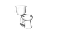 K-3851-RA Cimarron(R) Comfort Height(R) Comfort Height(R) two-piece round-front 1.28 gpf toilet with AquaPiston(R) flush technology and right-hand trip lever, seat not included