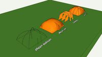 tent van alec in kleur met landschap