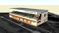 Tribuna Svitavského stadionu - Svitavy