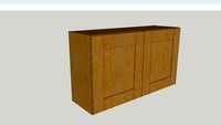 WIDE FRAME OAK KITCHEN RANGE - DOUBLE WALL UNIT 570H