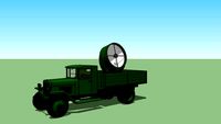 Зенитный прожектор Э-15-4Б на шасси ЗиС-5