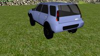 SUV in rally - sketchyphysics model