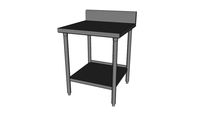 Worktable w/Back-Splash & Under-Shelf WT1-30-US-30]