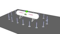 LPG tank 1000g