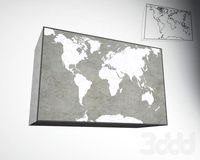 карта мира 3d