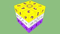 Orientation-free cubies Rubik's Cube - SubCube - Guzman Scheme