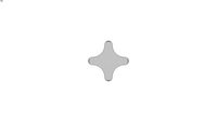 Four Lobe Palm Grips in grey cast iron, plastic coated conforms to DIN 6335