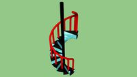 spiral staircase / Wendeltreppe