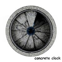Декор "Concrete clock"