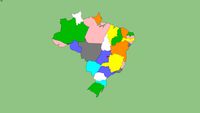 Brazil States Map