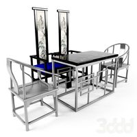 CHINESE TABLE AND CHAIR