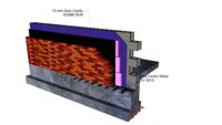 Full Brick Veneer on Poured Foundation with Rigid Insulation