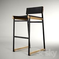 Catenary bar stool