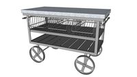 Antique Metal Rolling Table
