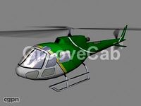 As-350 V3 Helicopter3d model