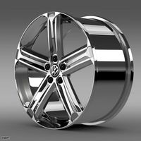 VW Beetle R Concept rim3d model