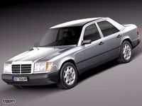 Mercedes W124 E class 19843d model