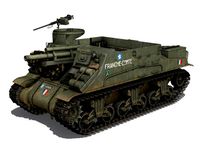 M7 Priest - Franche-Comte3d model