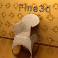 antique-09-067-Chair-01013d model