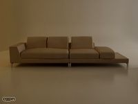 Two Modern Sofas3d model