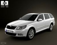 Skoda Octavia combi 20093d model