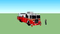 Brand new blank Seagrave FDNY Tower truck