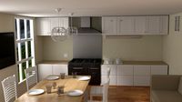 kitchen and dining room3d model