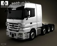 Mercedes-Benz Actros Tractor 4-axis3d model