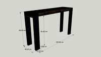 640635 Dax console tafel
