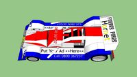 Forbes Hornet 3-Tone advert car