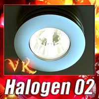 Halogen Lamp 023d model