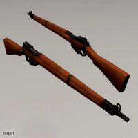 Lee Enfield WW II3d model