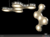 Splash Lamp - Two versions3d model