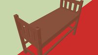 Hall bench