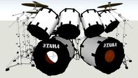 Lars Ulrich 1991 Drum Kit