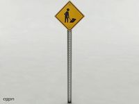 Men at Work Sign3d model