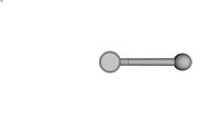 Tension Levers in stainless steel with internal thread