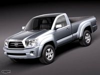 Toyota Tacoma Single Cab 20103d model