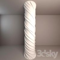 column covered with