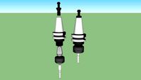 BT30 Tool Holder with ER20 Collet