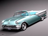 Oldsmobile 88 1957 Convertible3d model