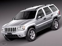 Jeep Grand Cherokee 1999 to 20053d model