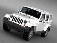 Jeep Wrangler Unlimited Indian Summer 20143d model